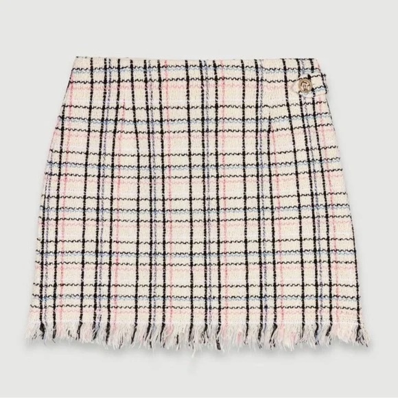 Maje - Jianey Tweed Mini Skirt - Size 34 - Picture 3 of 9